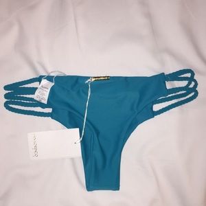 San Lorenzo medium teal/ turquoise cheeky bottoms